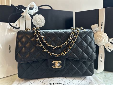 chanel classic ebay|Chanel classic flap jumbo price.